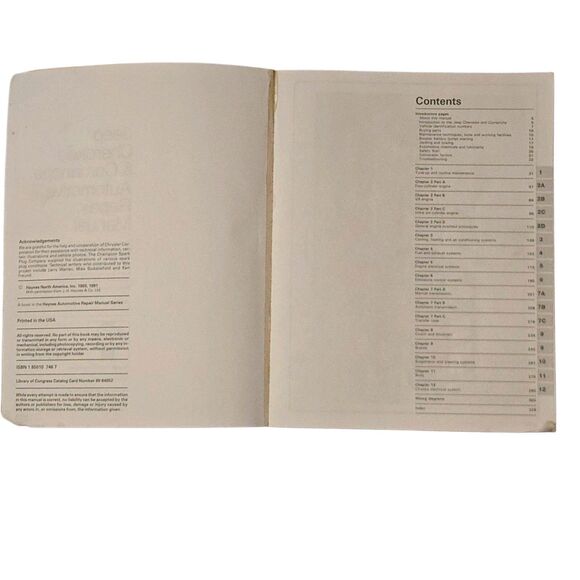 Haynes Automotive Repair Manual 1553  Jeep Cherokee Wagoneer Comanche 1984-1993 - Picture 4 of 6